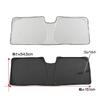 SEIWA IMP383 Folding Front Sunshade for UV Custom Design with Titanium Silver Blocks Over of UV Rays and of Ideal for Extreme Car and Disaster Pop-Up