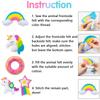 Kids Felt Sewing Craft Supplies Cartoon Unicorn DIY Stitch Sew Toy for Beginners Toddlers Boys Girls Educational Hand Make Art