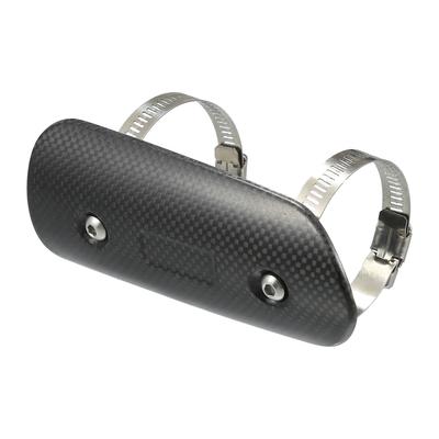 Hihaha Motorcycle Muffler Heat Guard with Clamp / Exhaust Pipe Head Shield Cover /
