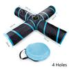 2-5-way Collapsible Cat Tunnel Tube Indoor Kitten Tunnel Toy Pet Self-entertainment Toy Puppy Peek Hole Rabbit Hamster Toys