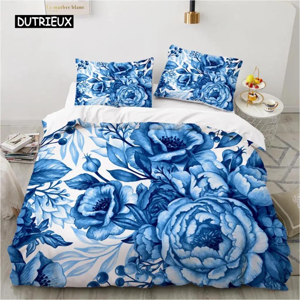 Luxury 3D Bedding Set Europe Double Duvet Cover Comfortable Blanket Quilt Nordic Bed Linen