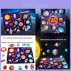 Wooden Childrens Space Education Puzzle With Solar System And Planets For Learning And Cognitive Development