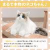 Realistic Cat Plush Toy, Lifelike Fluffy Cat Stuffed Animal, Interior Decor, Cat Lover, Long-Haired, White, Doll, Figurine, Elderly, Pet Loss Relief,