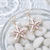 Pearl Rhinestone Dangle Earrings Bohemian Shell Drop Earrings Starfish Stud Earrings  Vacation