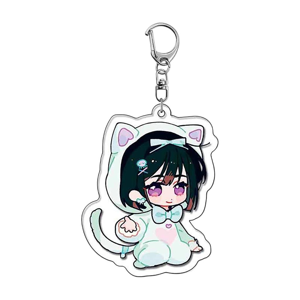 Anime-Zubehör Acryl-Schlüsselanhänger Anhänger, Niedlicher Schüler Anime Rucksack Anhänger