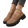 Women’s Slip-On British Style Retro Platform Loafers