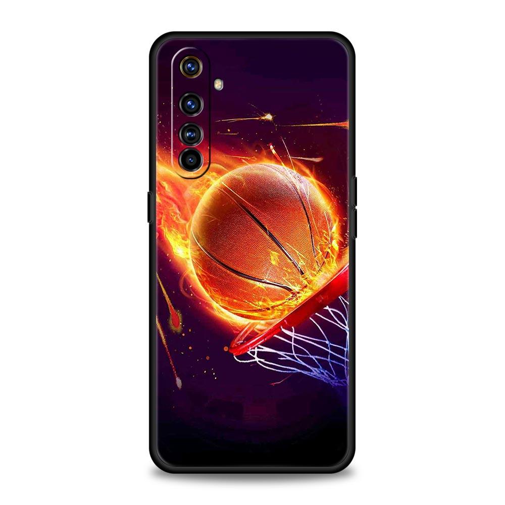 Basketball Basket Number For Realme GT Neo 2 3 3T Phone Case For Realme 10 9 8 5G 7 6 GT2 Pro Plus 9i 8i C21 C11 C25 C35 Cover