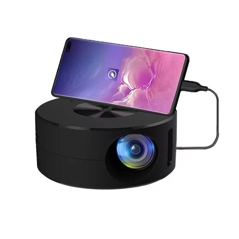 Mini Projector Children's Small Wired Same Screen Home Portable Micro Projector Digital Mobile Phone Screen Projection