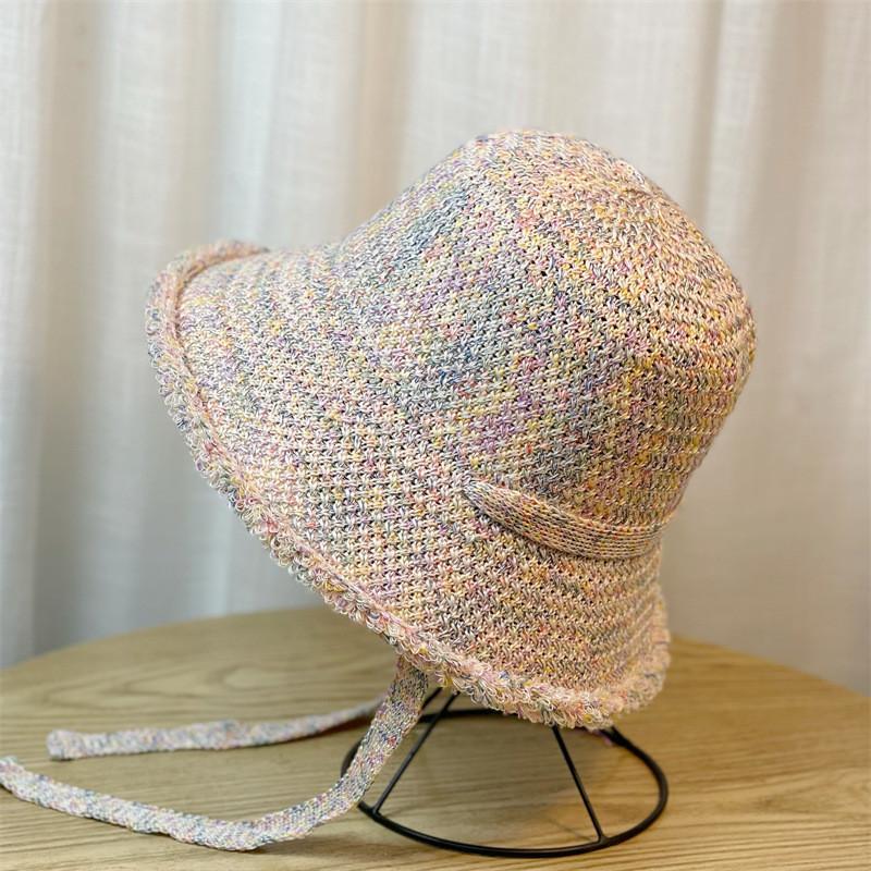 Stylish Fisherman Hat Women's 2024 New Spring Autumn Japanese Style Double-sided Sun Hat Sunshade Hat Breathable