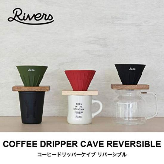 RIVERS Kávový dripper Cave Reversible Olivový CAVEROV