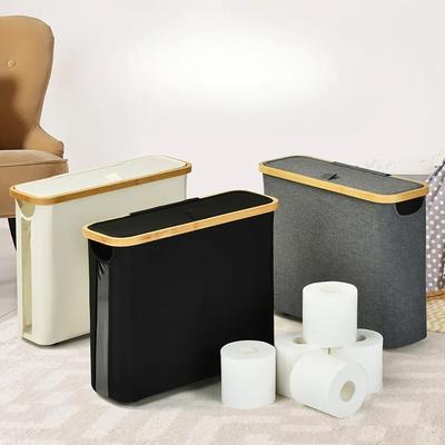 Toilet Paper Storage Basket Foldable Organizer Baskets Multifunction Laundry Hampers Luxury Bathroom Hamper Organizers Furniture