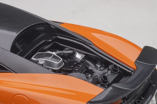 AUTOart 1/18 Scale McLaren 600LT Orange/Carbon Roof Finished Product 76084