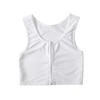 Women's Summer Chest Binder: Thin Zipper Sports Body Shaper for Small Bust Enhancement and Reduction.