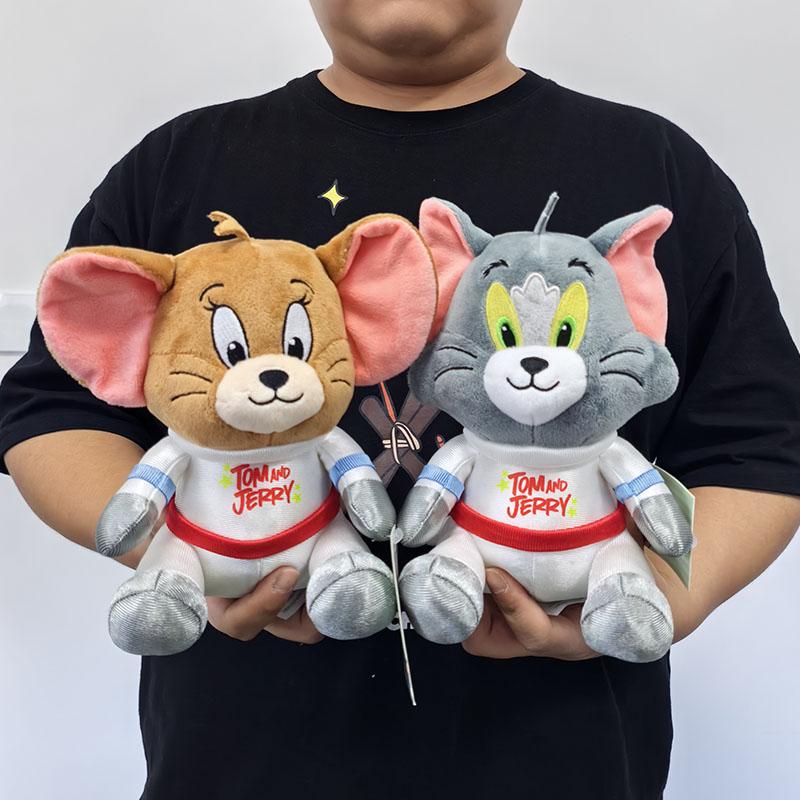 Anime Tom And Jerry Plush Toy Cartoon Movie Figures Cat Mouse Cute Plushies Stuffed Animal Doll Toys For Kids Gift