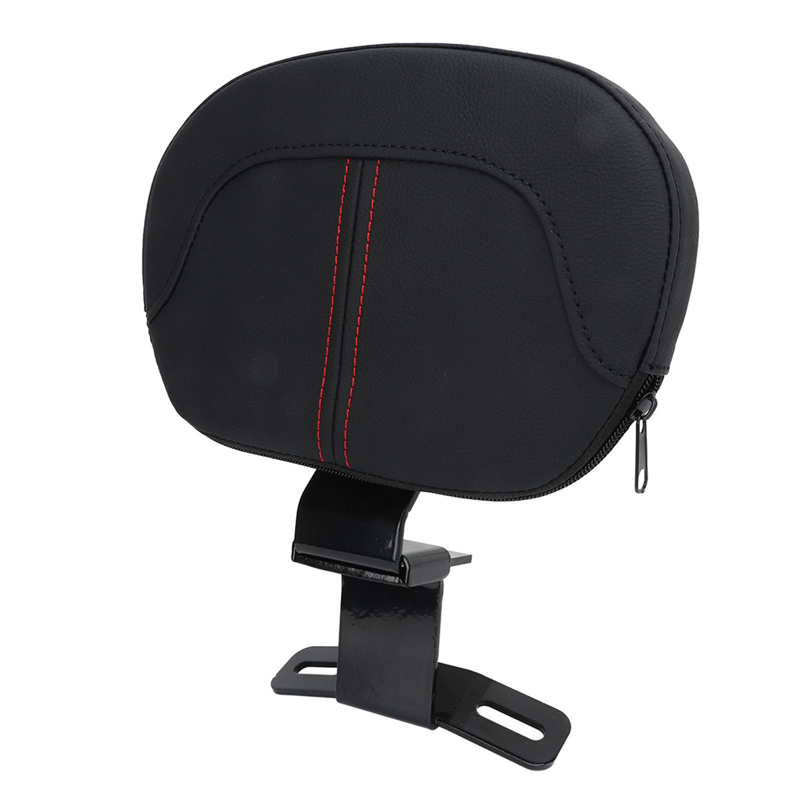 

Motorcycle Passenger Seat Backrest Comfortable Strong Support Stabe Balance Removable Universal for Motorbike Red