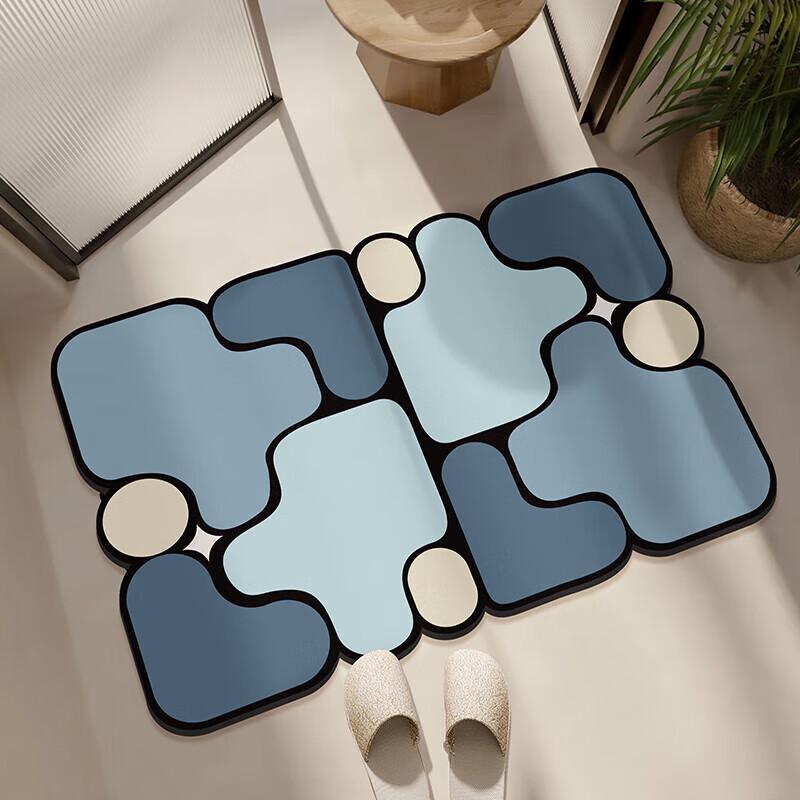 Diatom Mud Water Absorbent Anti-Slip Bathroom Mat 40x60cm