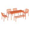 WEZHO Outdoor Patio Table and Chair Set