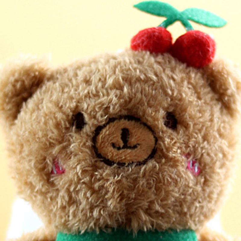 1Pcs Cute Little Bear Little Rabbit Plush Toy Cartoon Keychain Decorative Bag Pendant Children'S Gift