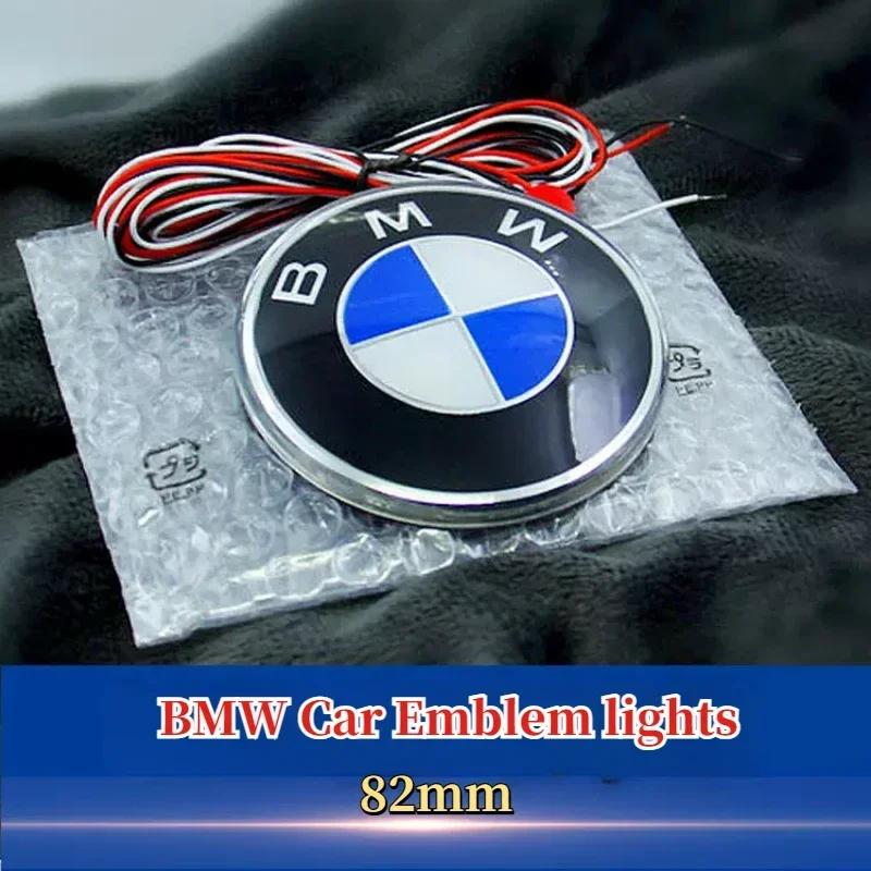 LED podsvícené logo na auto 82mm Přední nebo Zadní Statické Jednobarevné Červené Modré Bílé PRO BMW F10 E90 E60 E61 E93 E87 F30 F15 X1 X3 X5 X6