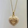 2026 New Trend Fine Jewelry Set Charming Heart Crystal Fashion Stainless Steel Necklace Earrings As a Anniversary Gift for Women