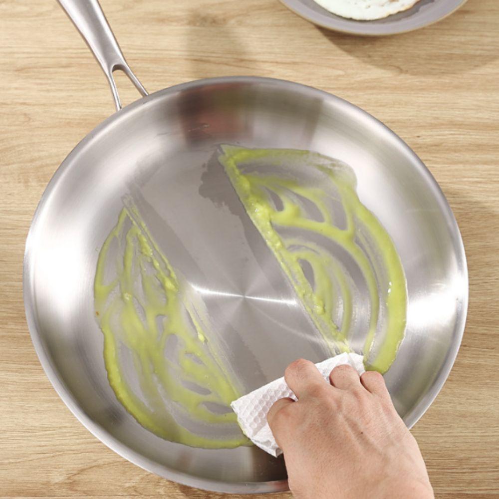 Nonstick Frying Wok Flat Bottom Fried Steak Pot Easy To Clean Saucepan  Home