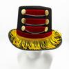 Vintage Circus Tasseled Magicians Top Hat Classical Headwear Stage Performances Costume Accessory