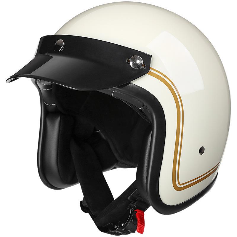 Harley Helmet Half Helmet Hard Hat Electric Vehicle Men's and Women's Motorcycle Riding Protection Motorcycle Goggles Bicycle