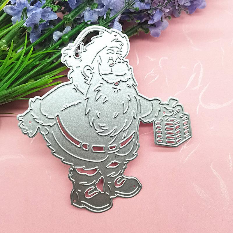 Matrice De Découpe Métallique De Noël - Motif Père Noël