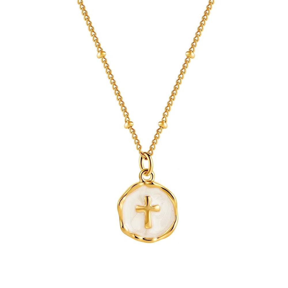 Heart Star Moon Necklace Cross Collarbone Choker Chain Literary Artistic Pendant Necklace  Gifts