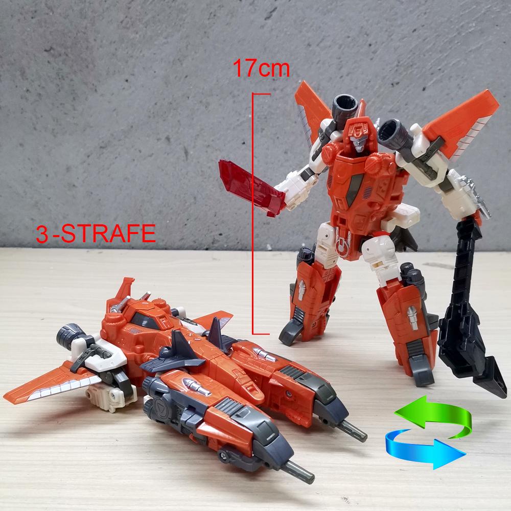 Computron 5IN1 Combination Transformation Toys Strafe Scatters Afterburner Nosecone Action Figure Deformed Robot Anime Model