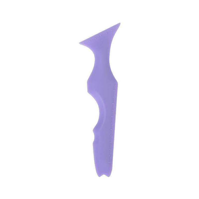 

Легко управляемая силиконовая линейка для подводки глаз, многофункциональная подводка для глаз, инструмент для подводки глаз, тушь для ресниц, помада, силиконовая линейка для красоты фиолетовый