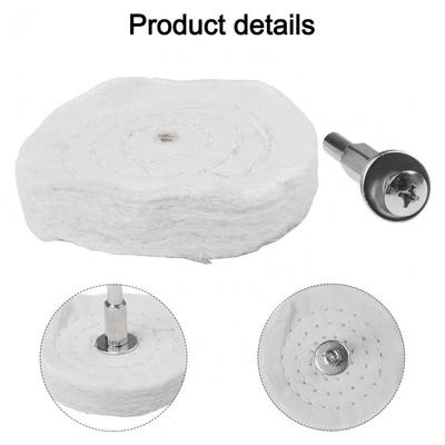Polishing Wheels Cotton Cloth With Connecting Rod 100mm/4inch