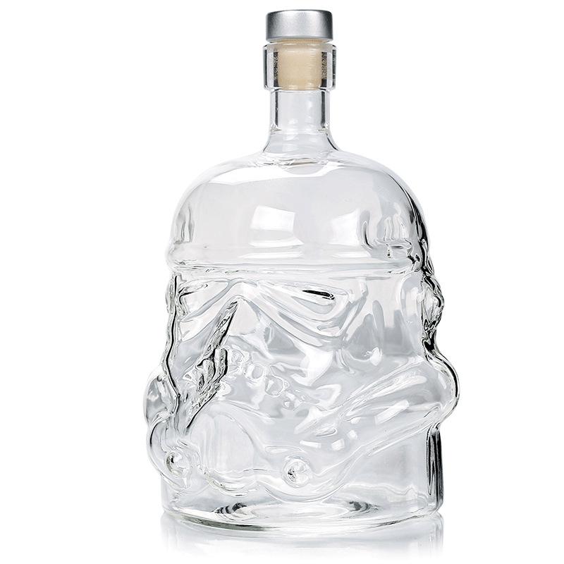 Wine Glass Set Storm Trooper Helmet Whiskey Decanter Whiskey Glass Cup Wine Glasses Accessories Creative Men Gift Bar Party Hot