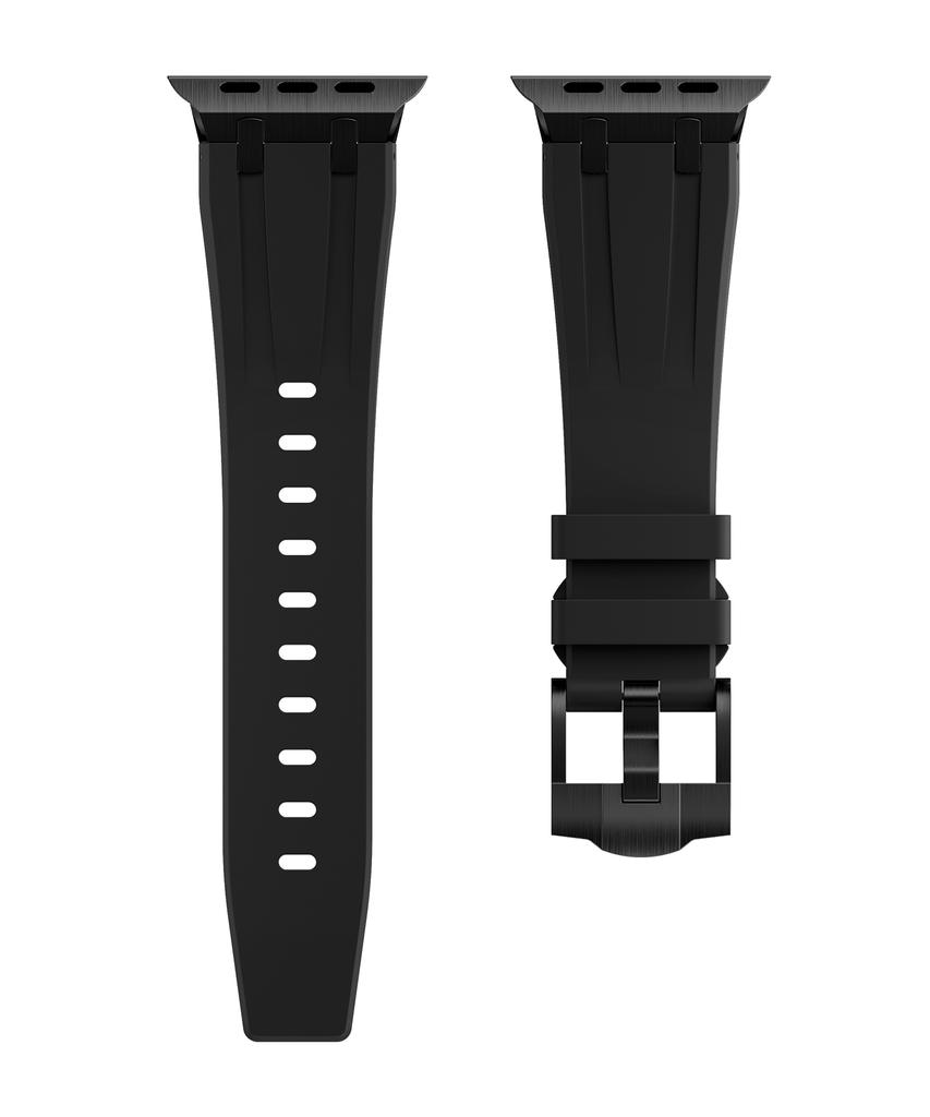 Watchband Silicone Strap for Apple Watch Band Ultra 2 49mm 9 8 7 45mm 41mm Sports Soft Bracelet IWatch 9 6 5 4 SE 44mm 42mm 40mm 38mm Band