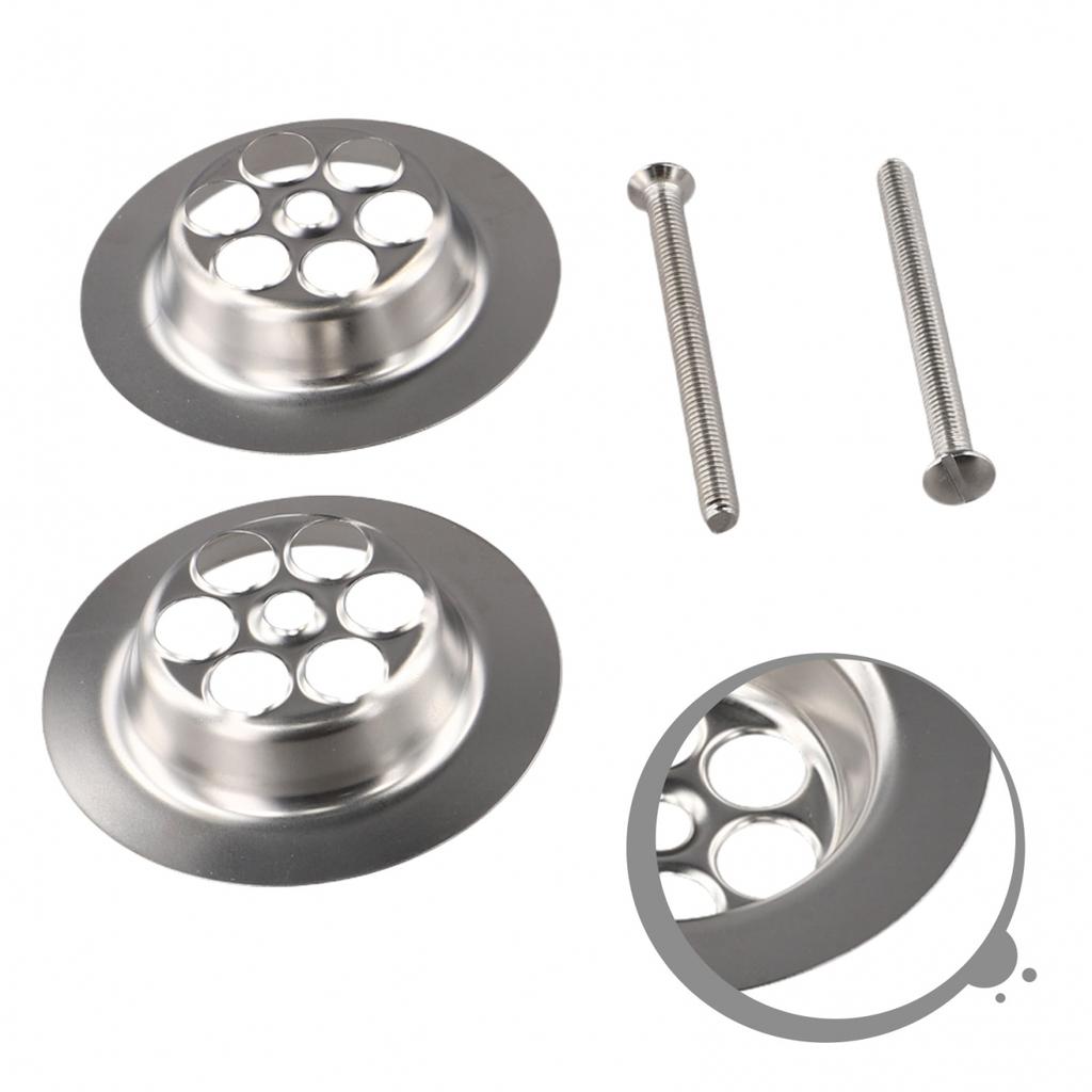 2 Set Badewannenloch-Reparatursets einschließlich Ersatzteile und Schrauben zur einfachen Verwendung
