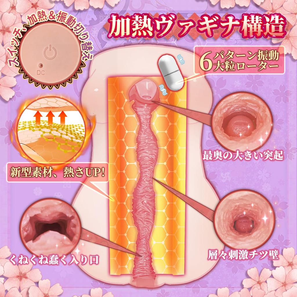 Electric Onahole Heated Type Onahole in 10 minutes Continuous constant temperature 830g Reusable For men 7 vibration torso High stimulation Popular