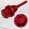Motorcycle Engine Oil Dipstick Aluminum Hexagonal Oil Dipstick Dip Stick for GY6 BWS 125CC Universal Filler Cap Plug