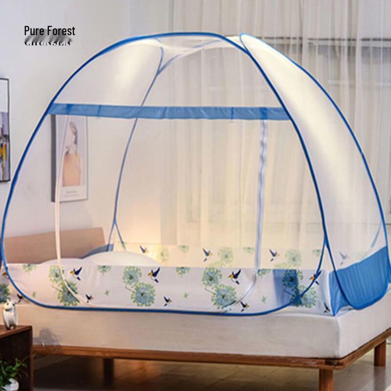 Chunsen No-Install Yurt Mosquito Net 1m W x 1.9m L x 1m H