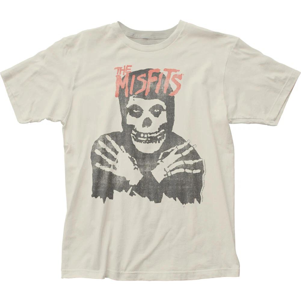

Misfits Classic Skull Mens T Shirt Rock N Roll Music Punk Classic Vintage White 4XL