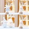 Cute Rabbit Bear Plush Doll With Hat And Cape Design For Bags And Key Holders