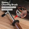Commercial Grade Steam Cleaning Brush With Wooden Handle For Removing Coffee Deposits