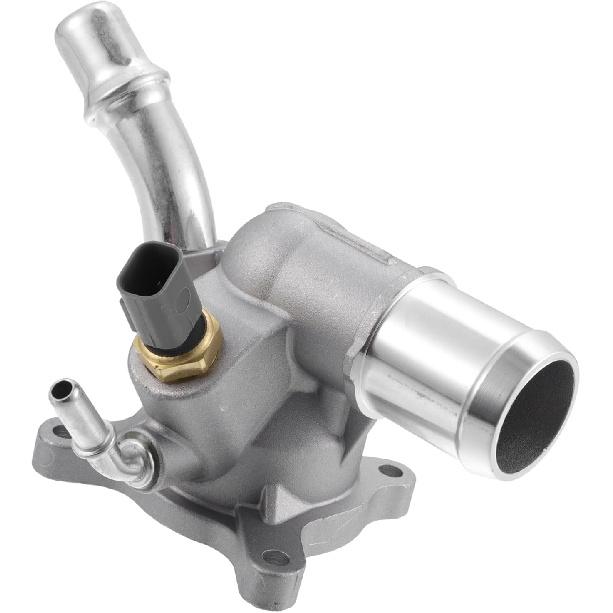 

ACROPIX Engine Coolant Thermostat Housing Assembly, for Jeep Cherokee 2014-2021, Metal, 816-194, Silver Tone Car Parts