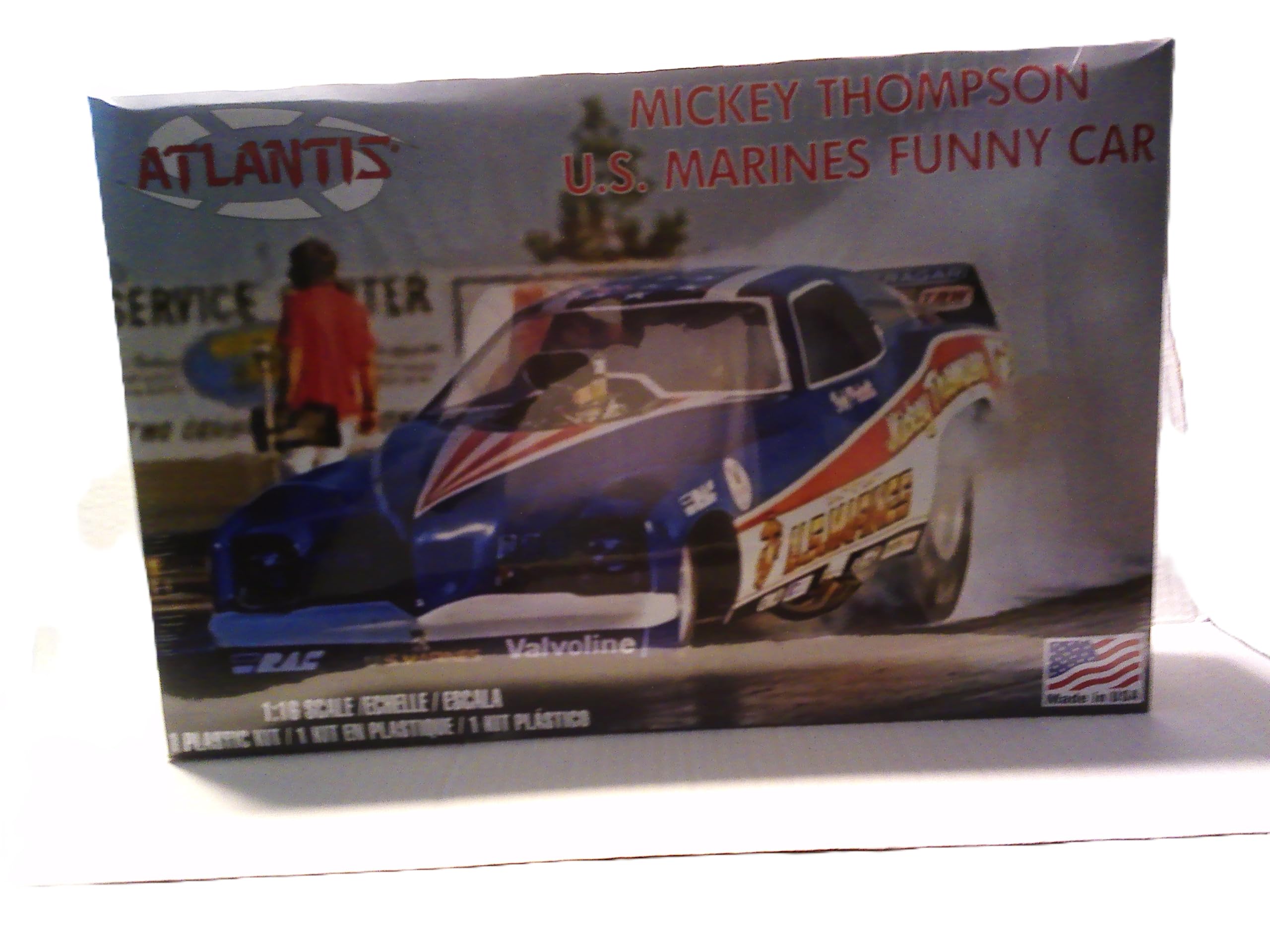 

Atlantis Models 116 Mickey Thompson Marines Funny Car Пластиковая Модель-Кит ATLAMCH1499 (Машина)