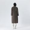 VEROMODA Women's Pure Wool A-Line Belted Long Coat