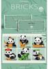 Le Cross-border High Meng Lan Giant Panda Building Blocks - Tiny Educational Toy for June 1st Children's Day