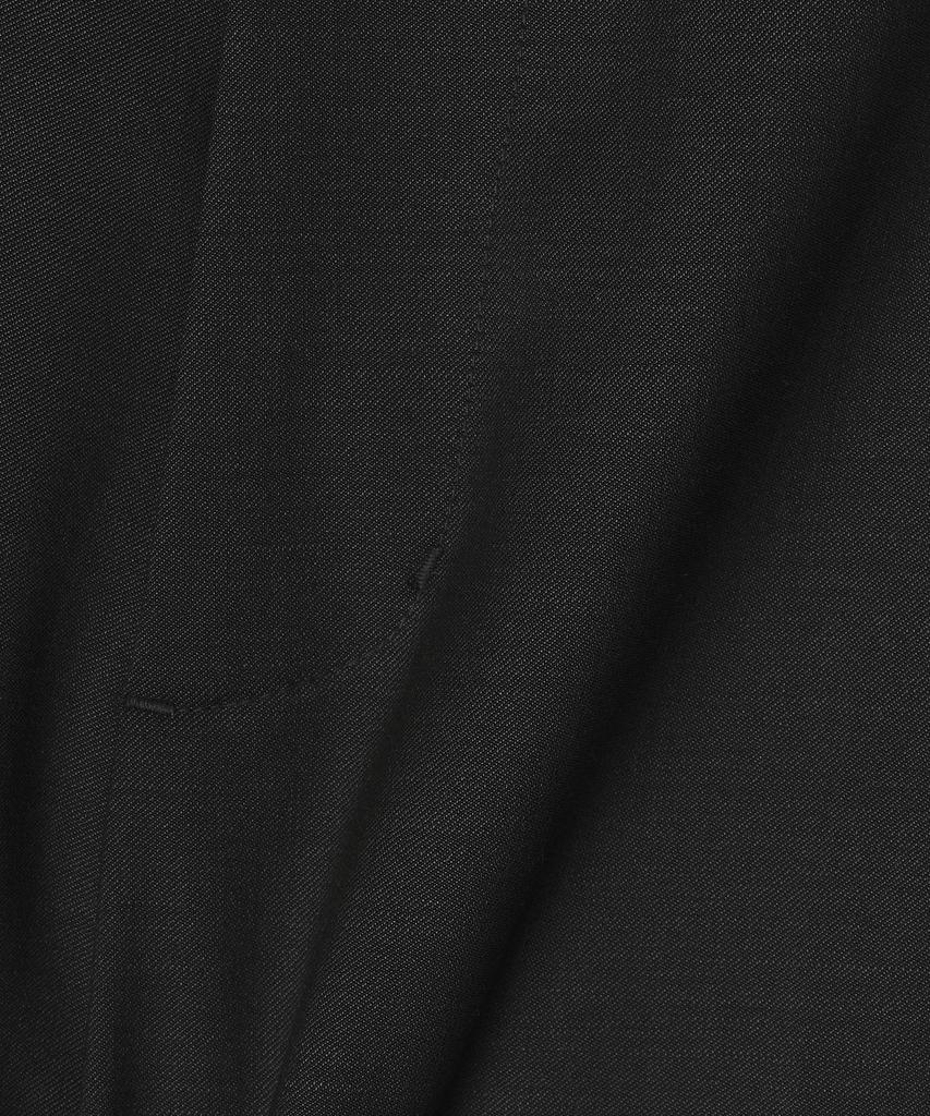 NOIRER Wool Flare Button Slacks (Charcoal)
