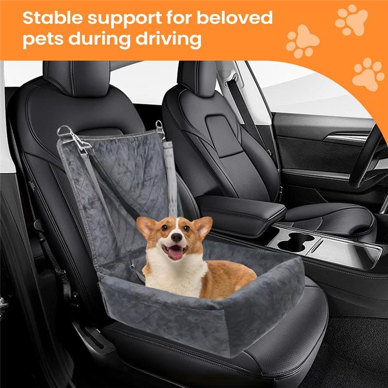 Pet Seat With 2 Side Pockets Automotive Cushion For Vehicles For Pet Car Seat Puppy RV SUV Truck Front And Backseat Travel