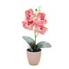 Artificial Orchid Orange-red White White Plus Rose