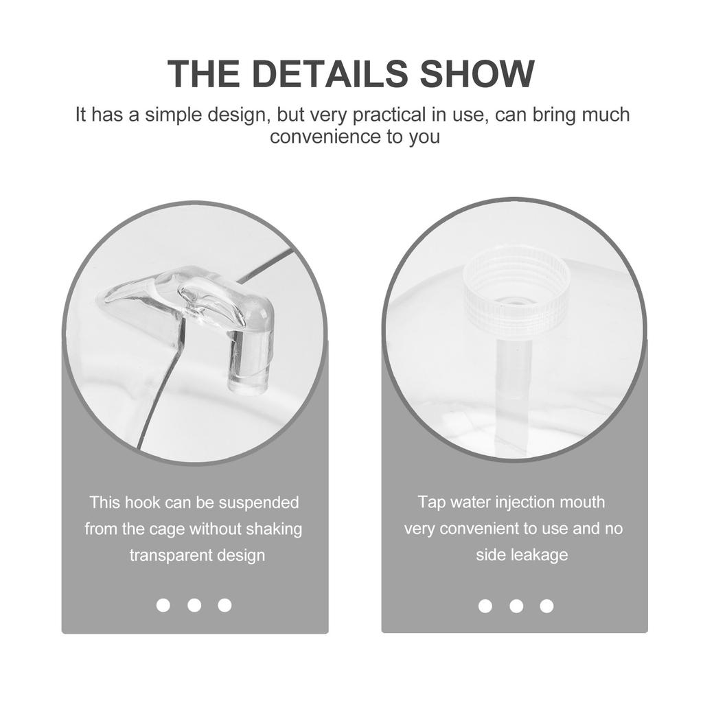 1Set Parrot Bath Box Premium Plastic Bird Bathing Tub Small Bird Shower Box Cage Accessories Stress Relief Bath Basin for Budgie