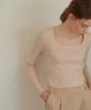 Peullobeu Scarf Squre Neck Knit (Pb)